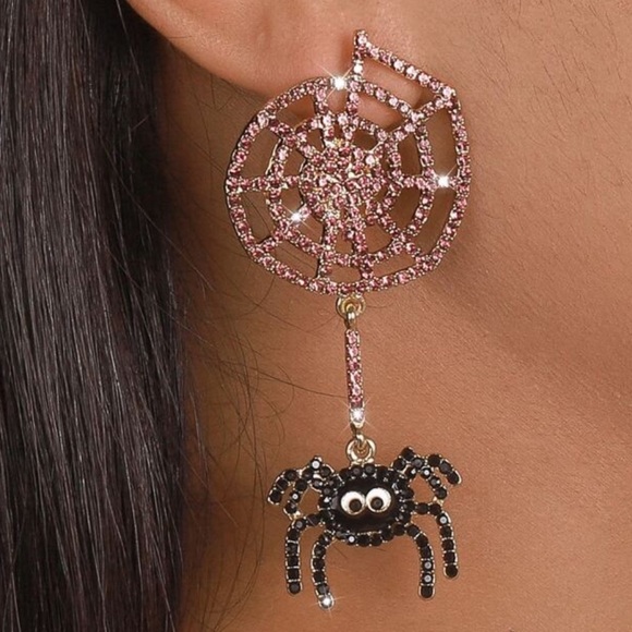 Spider Halloween Earrings - Picture 4 of 4